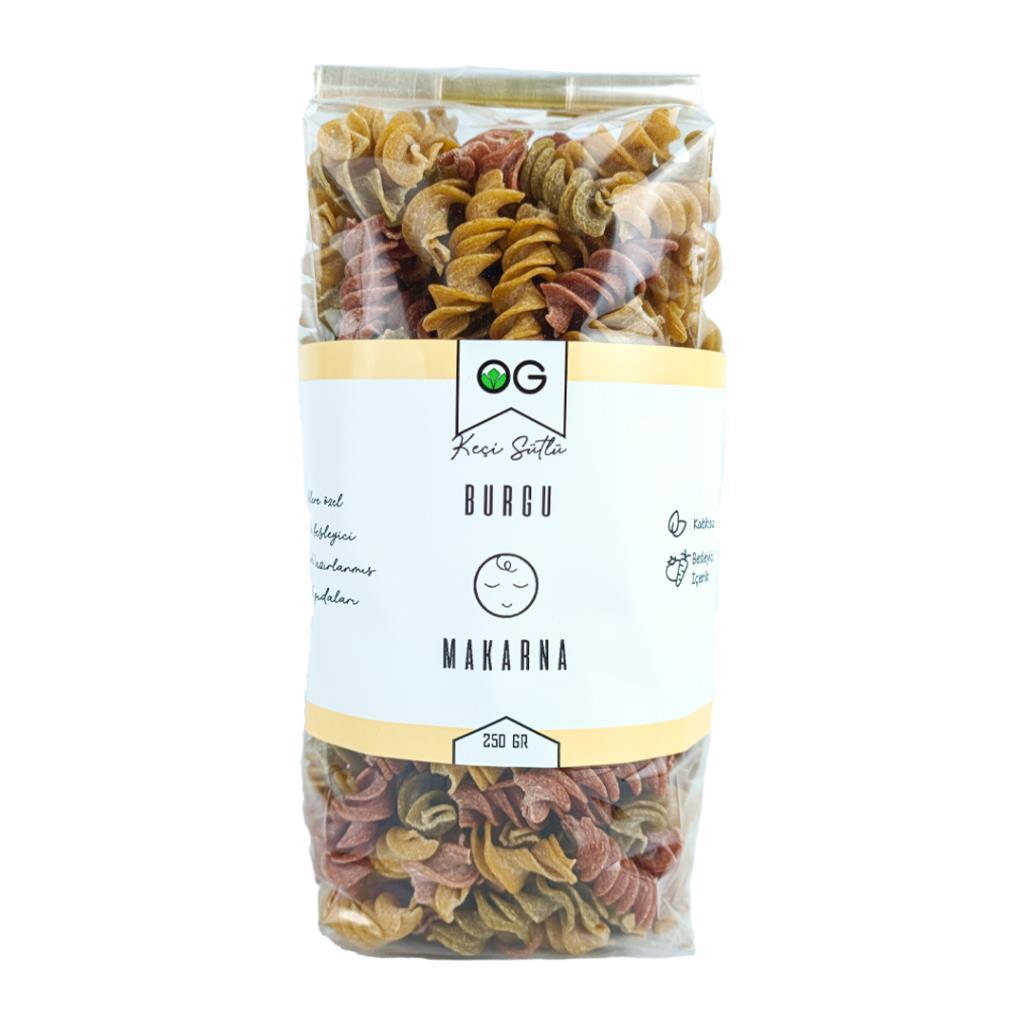 Og Natural Keçi Sütlü Sebzeli Burgu Makarna 250 gr