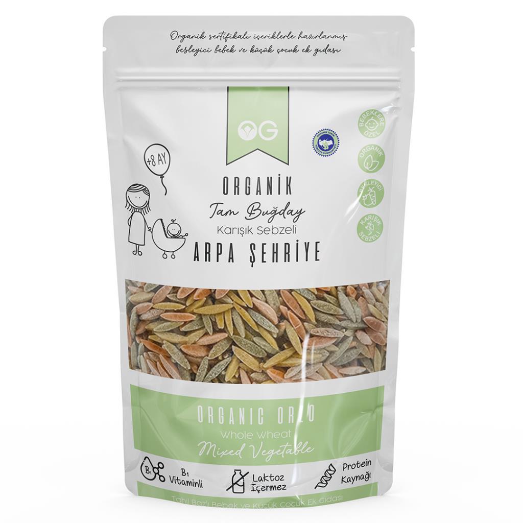 Og Natural Organik Karışık Sebzeli Arpa Şehriye 250 Gr