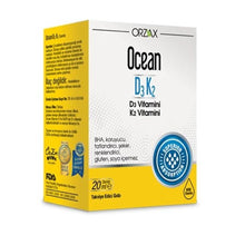 Orzax Ocean D3 K2 Vitamin 20 Ml Oral Damla