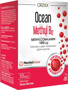 Orzax Ocean Methyl B12 1000 Mcg 5 mL Spray