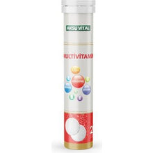 OUTLET Aksu Vital Multi Vitamin Efervesan 20 Tablet SKT 2025-05-31 İADESİ YOKTUR