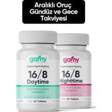 OUTLET Gamy 16/8 Aralikli Oruç Gündüz & Gece 30+30 Tablet SKT 2025-10-31 İADESİ YOKTUR