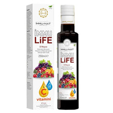 OUTLET Immunat Immu Life 8 Meyve Karisimli Ekstrat 250 ml Immu-Nat SKT 2025-08-31 İADESİ YOKTUR