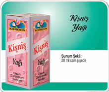 OUTLET Karden Kisnis Yagi 20 ml SKT 2024-12-31 İADESİ YOKTUR