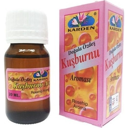 OUTLET Karden Kusburnu Aromasi 20 cc SKT 2024-12-31 İADESİ YOKTUR