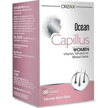 OUTLET Orzax Ocean Capillus Women 60 Tablet SKT 2026-01-31 İADESİ YOKTUR