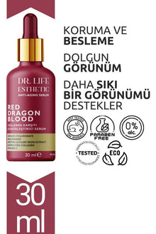 Dr. Life Esthetic Red Dragon Blood Yaşlanma Karşıtı Gerginleştirici Serum 30ml