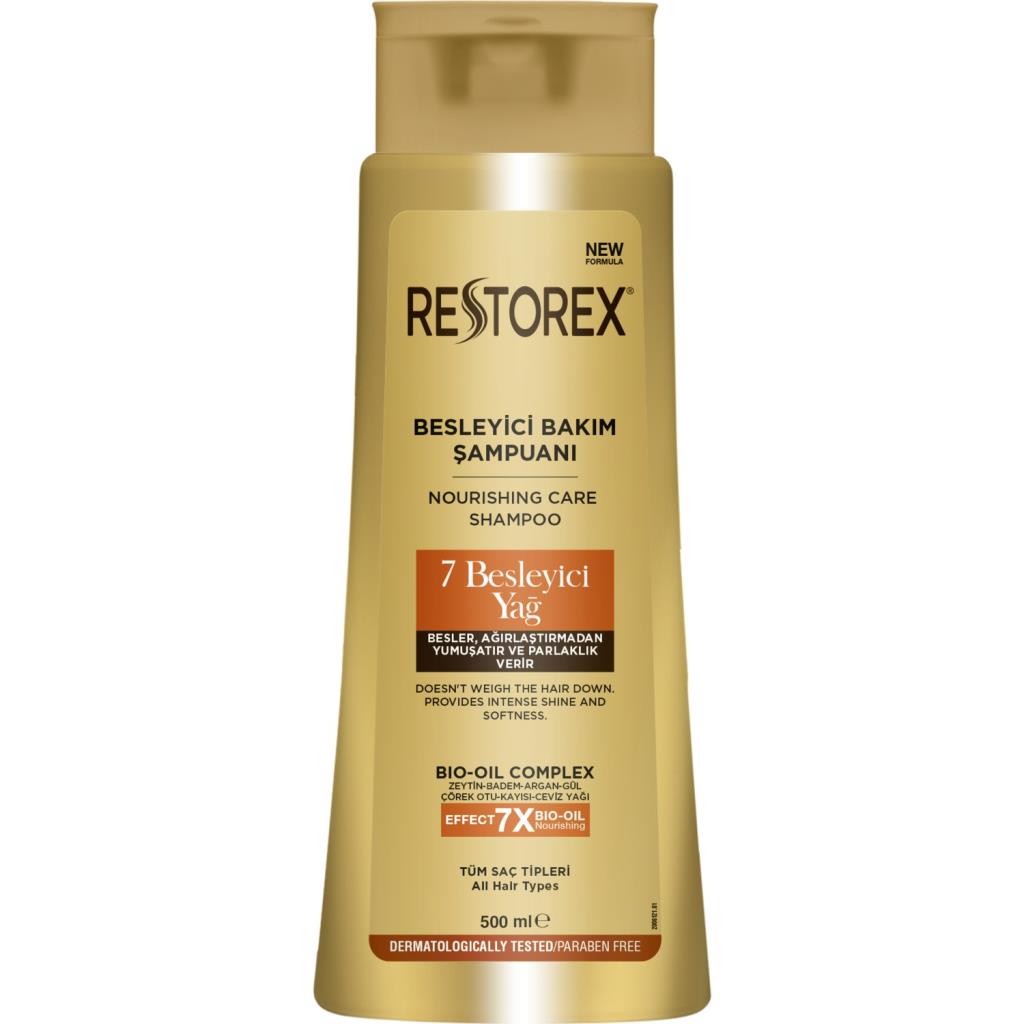 Restorex 7 Besleyici Yağ Besleyici Bakım Şampuanı 500 ml