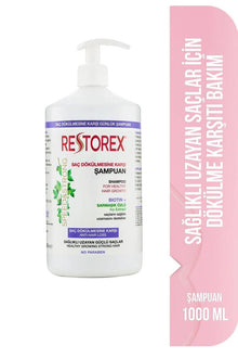Restorex Speed Strong Saç Dökülmesine Karşı Biotin Sarmaşık Şampuan 1000 Ml