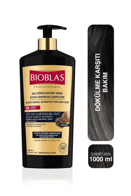 Bıoblas Saç Dökülmesine Karşı Siyah Sarımsaklı Şampuan 1000 ml
