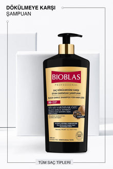 Bioblas Anti-Hair Loss Black Garlic Shampoo 1000 ml