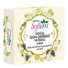 Softem Doğal Üzüm Çekirdeği Yağlı Q10 Sabun