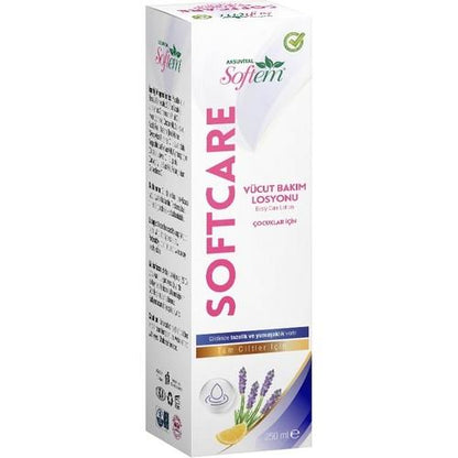 Softem Softcare Vücut Bakım Losyonu 250 ml - Çocuklar ve Tüm Ciltler Için