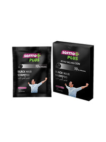 Softto Plus Black Hair Şampuan 25 Ml 10 Adet