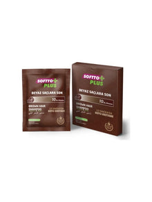 Softto Plus Brown Hair Shampoo 25ml 10 Pack
