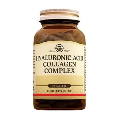 Solgar Hyaluronic Acid Collagen Complex 120 Mg 30 Tablet