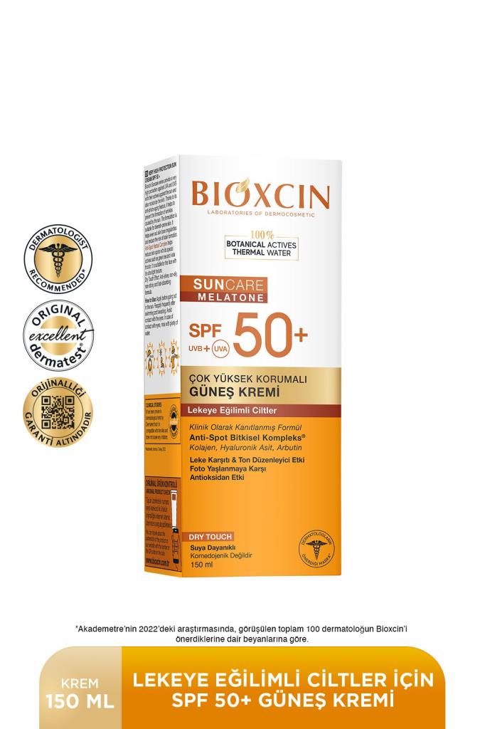 Bioxcin Sun Care Lekeye Eğilimli Ciltler İçin Çok Yüksek Korumalı Güneş Kremi 50 Spf 150 Ml