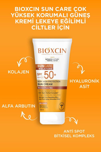 Bioxcin Sun Care Lekeye Eğilimli Ciltler İçin Çok Yüksek Korumalı Güneş Kremi 50 Spf 150 Ml