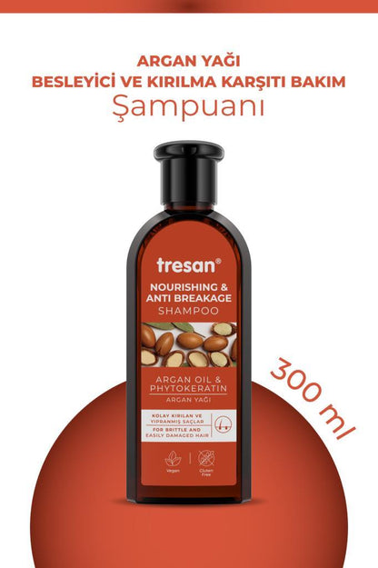 Tresan Argan Şampuan 300 ml Yıpranmış Saçlar
