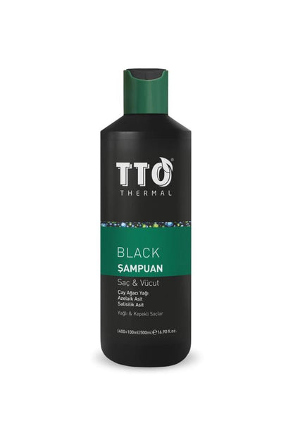 Tto Black Saç Ve Vücut Şampuanı 500 Ml
