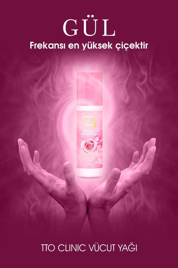 Tto Clınıc Nemlendirici Gül Kokulu Vücut Yağı 200ml
