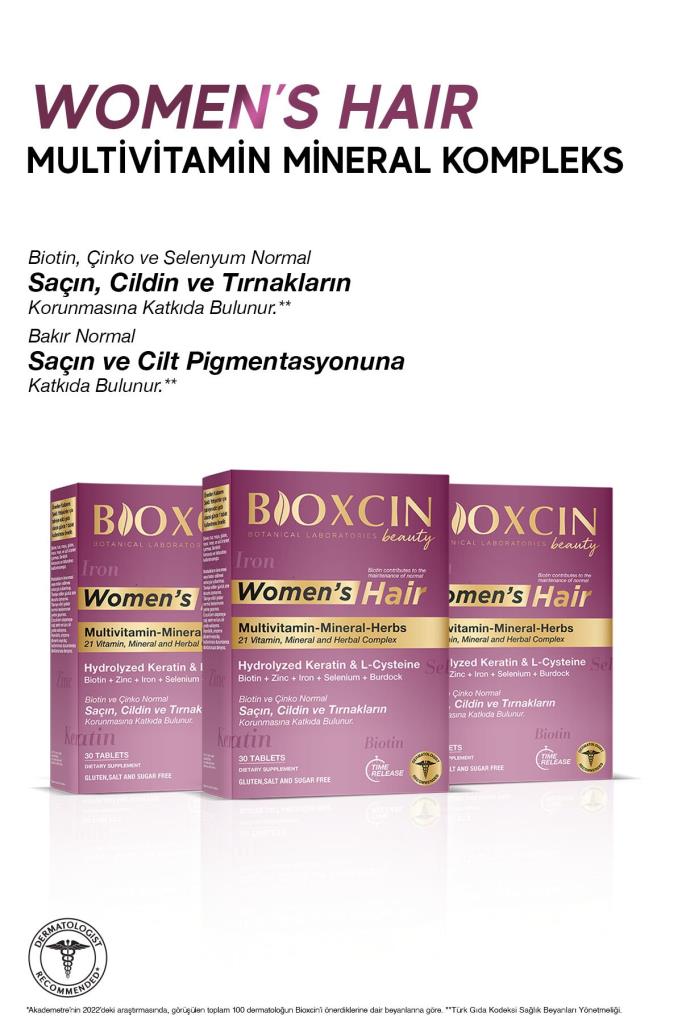 Bioxcin Womens Hair 30 Tablet
