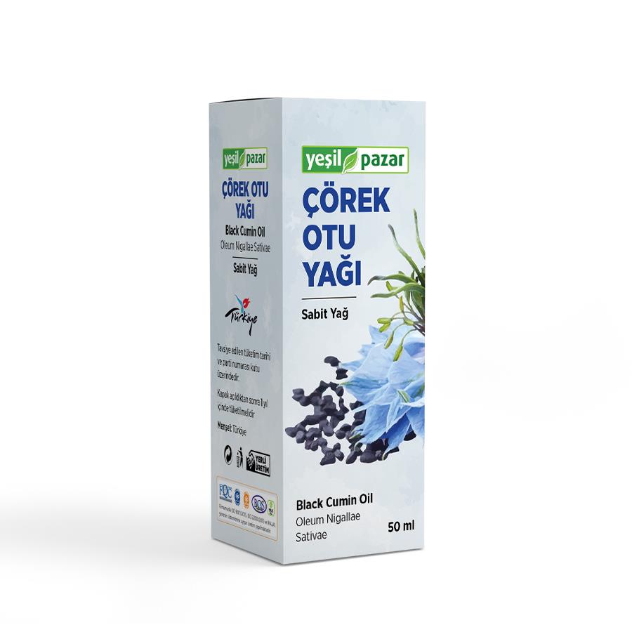 Yeşil Pazar Çörekotu Yağı 50 ML