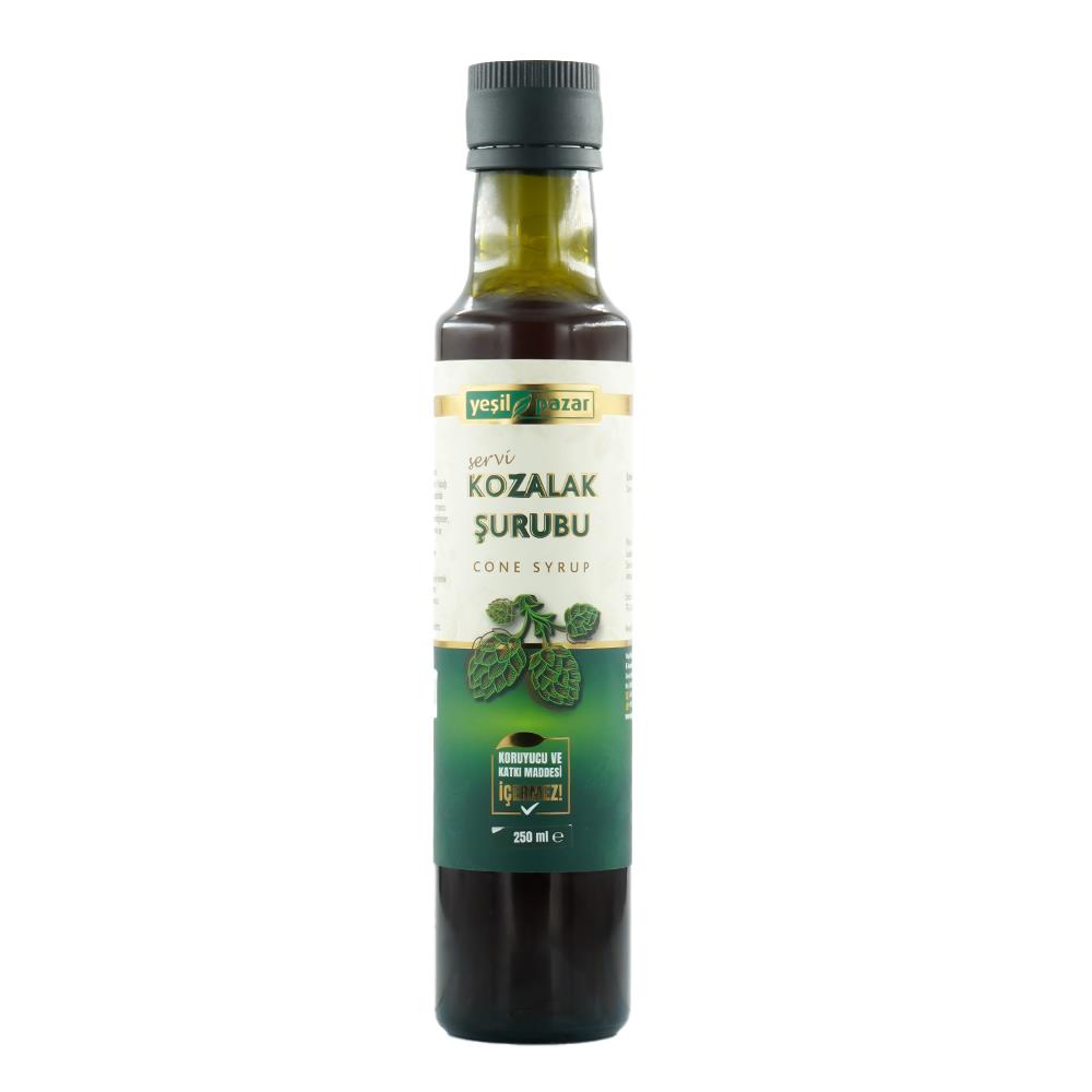 Yeşil Pazar Kozalak Şurubu Katkısız 250 Ml