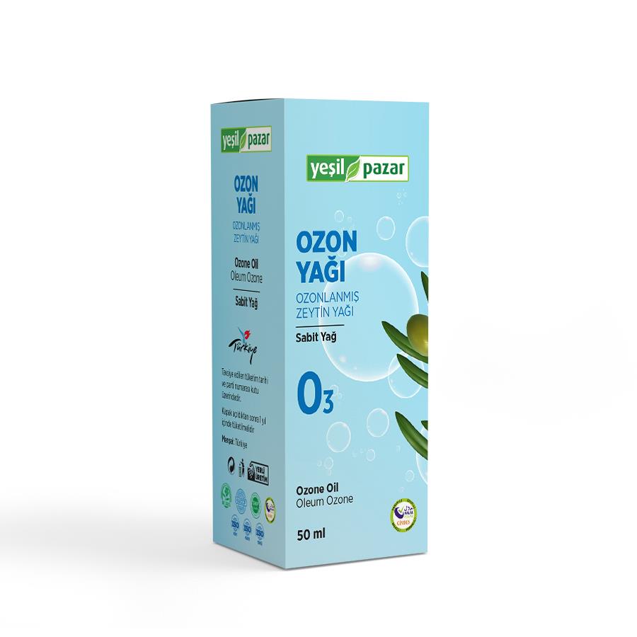 Yeşil Pazar Ozonlanmış Zeytin Yağı 50 Ml