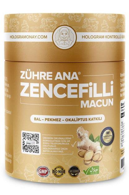 Zühre Ana Bal Pekmez Okaliptus Katkılı Zencefilli Macun 240 Gr